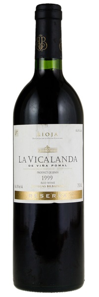 1999 Bodegas Bilbainas La Vicalanda de Vina Pomal Reserva Rioja, 750ml