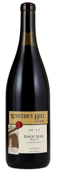 2012 Winter's Hill Vineyard Block 10 Pinot Noir, 750ml