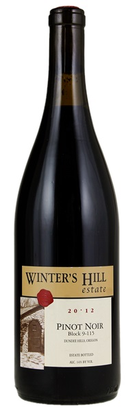 2012 Winter's Hill Vineyard Block 9-115 Pinot Noir, 750ml