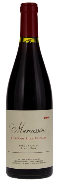 1999 Marcassin Blue Slide Ridge Vineyard Pinot Noir, 750ml