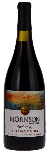 2013 Bjornson Vineyard #21003 Pinot Noir, 750ml