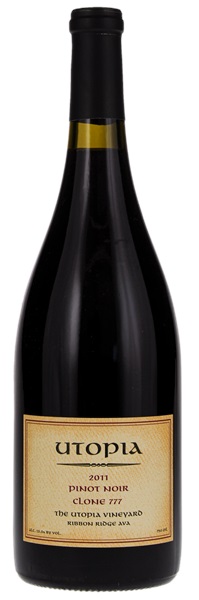 2011 Utopia Vineyard Clone 777  Pinot Noir, 750ml