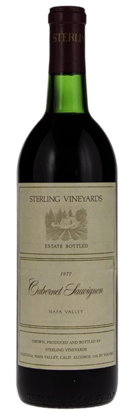1977 Sterling Vineyards Cabernet Sauvignon, 750ml