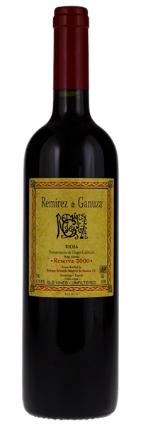 2000 Remirez de Ganuza Rioja Reserva, 750ml
