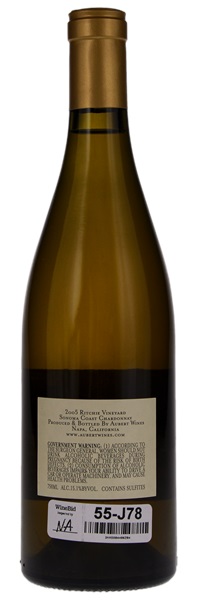 2005 Aubert Ritchie Vineyard Chardonnay, 750ml