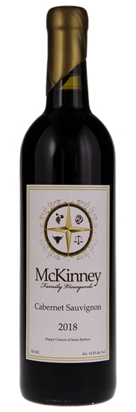 2018 McKinney Family Vineyards Cabernet Sauvignon, 750ml