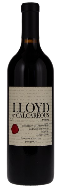 2020 Calcareous Vineyard Good for Nothing Lloyd of Calcareous, 750ml