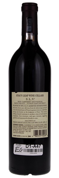 2016 Stag's Leap Wine Cellars SLV Cabernet Sauvignon, 750ml
