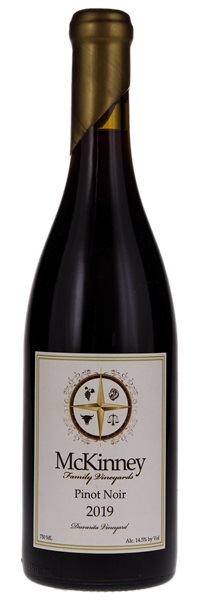 2019 McKinney Family Vineyards Donnachadh Vineyard Pinot Noir, 750ml
