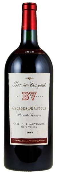 1998 Beaulieu Vineyard Georges de Latour Private Reserve Cabernet Sauvignon, 3.0ltr