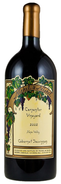 2002 Nickel and Nickel Carpenter Napa Valley Wine Auction Cabernet Sauvignon, 3.0ltr