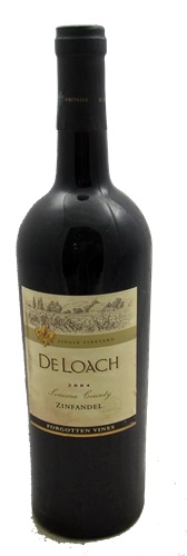 2004 De Loach Vineyards Forgotten Vines Zinfandel, 750ml