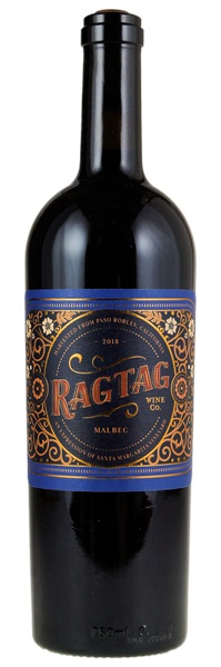 2018 Ragtag Wine Co. Santa Margarita Vineyard Malbec, 750ml