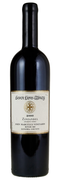 2000 Seven Lions Winery Ancient Vines John Marcucci Vineyards Zinfandel, 750ml