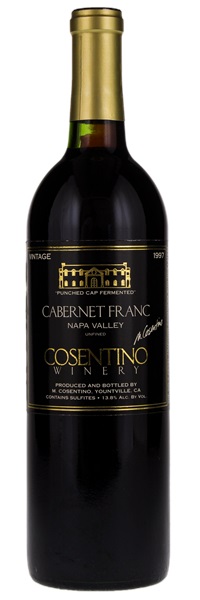 1997 Cosentino Punched Cap Fermented Cabernet Franc, 750ml