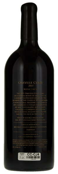 2011 Oakville Winegrowers Oakville Cuvee Cabernet Sauvignon, 3.0ltr