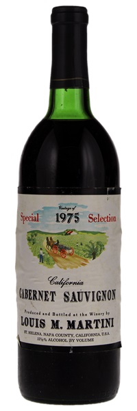 1975 Louis M. Martini Special Selection California Cabernet Sauvignon, 750ml