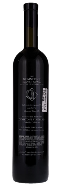 2001 Gemstone Estate Red Wine, 1.5ltr
