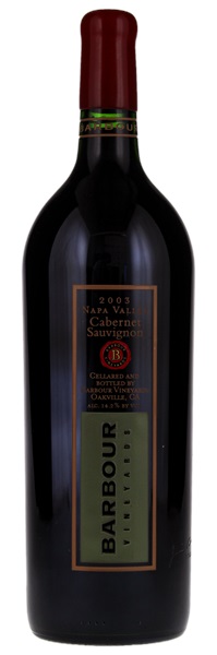 2003 Barbour Cabernet Sauvignon, 1.5ltr