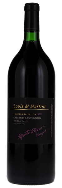 1990 Louis M. Martini Monte Rosso Vineyard Selection Cabernet Sauvignon, 1.5ltr