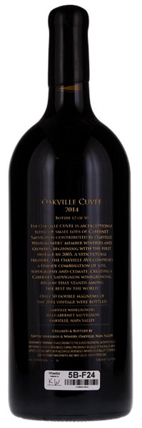 2014 Oakville Winegrowers Oakville Cuvee Cabernet Sauvignon, 3.0ltr