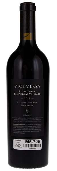 2019 Vice Versa Beckstoffer Las Piedras Vineyard Cabernet Sauvignon, 750ml