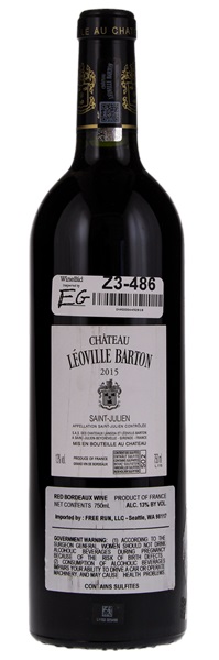 2015 Château Leoville-Barton, 750ml