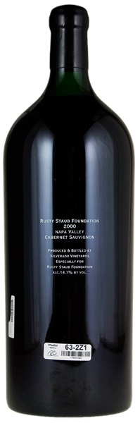 2000 Silverado Vineyards Rusty Staub Foundation Cabernet Sauvignon, 6.0ltr