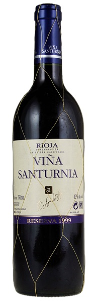 1999 Bodega R. de Ayala Lete e Hijos Rioja Vina Santurnia Reserva, 750ml
