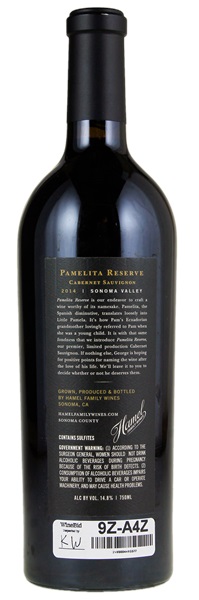 2014 Hamel Family Wines Pamelita Reserve Cabernet Sauvignon, 750ml