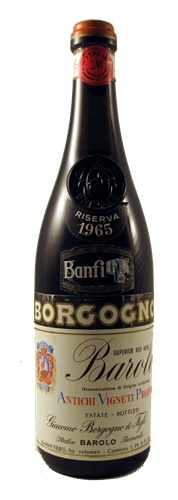 1965 Borgogno Barolo Riserva Antichi Vigneti Propri, 750ml
