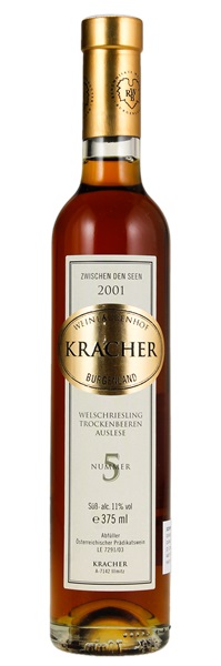 2001 Alois Kracher Welschriesling Trockenbeerenauslese Zwischen Den Seen #5, 375ml