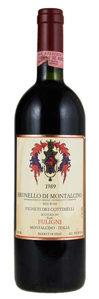1989 Fuligni Brunello di Montalcino dei Cottimelli, 750ml