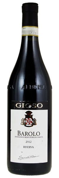 2012 Gioso Barolo Riserva Riva Rosso, 750ml