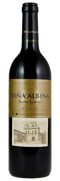 2005 Bodegas Riojanas Vina Albina Rioja Reserva, 750ml