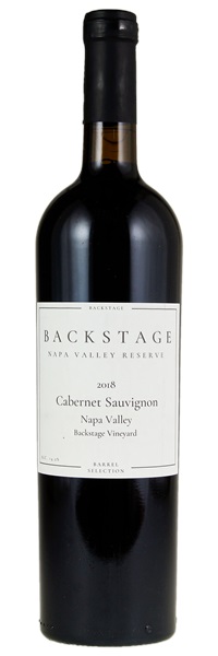 2018 Backstage Backstage Vineyard Reserve Cabernet Sauvignon, 750ml