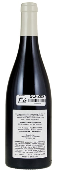2021 Domaine Labet Pinot Noir Les Varrons, 750ml