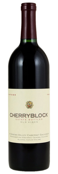 1992 Sebastiani Cherryblock Old Vines Cabernet Sauvignon, 750ml
