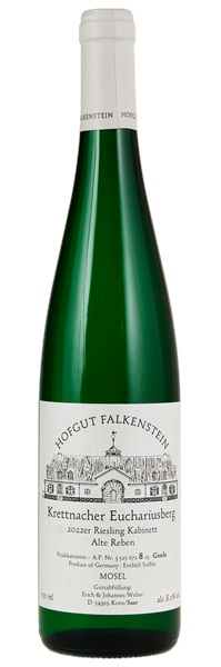 2022 Hofgut Falkenstein Krettnacher Euchariusberg Riesling Kabinett alte Reben (Gisela) #8, 750ml