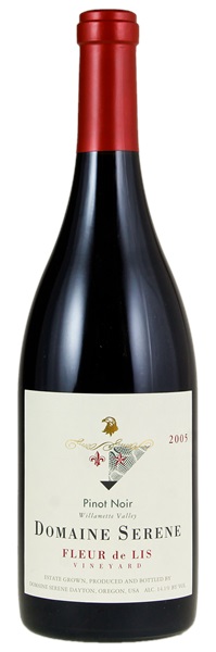 2005 Domaine Serene Fleur de Lis Vineyard Pinot Noir, 750ml