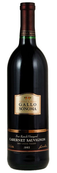1993 Ernest & Julio Gallo Sonoma Frei Vineyard Cabernet Sauvignon, 750ml