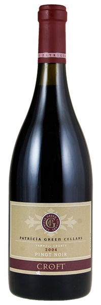 2004 Patricia Green Croft Vineyard Pinot Noir, 750ml