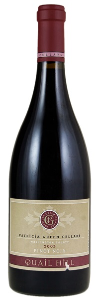 2003 Patricia Green Quail Hill Pinot Noir, 750ml