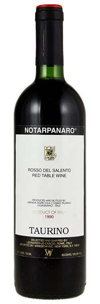 1990 Cosimo Taurino Notarpanaro Rosso del Salento, 750ml