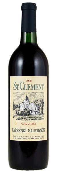 1990 St. Clement Cabernet Sauvignon, 750ml