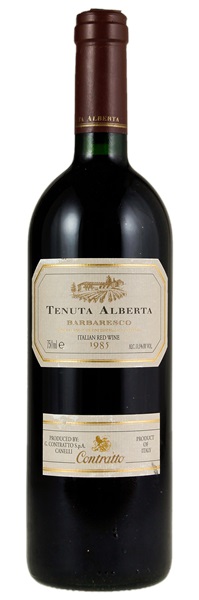 1985 Giuseppe Contratto Barbaresco Tenuta Alberta, 750ml