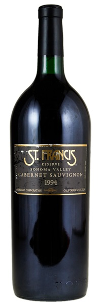 1994 St. Francis Reserve Cabernet Sauvignon, 1.5ltr