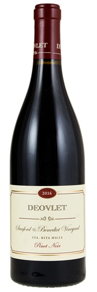 2016 Deovlet Sanford & Benedict Vineyard Pinot Noir, 750ml