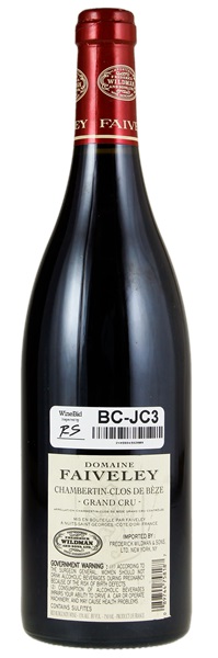 2014 Faiveley Chambertin Clos de Beze