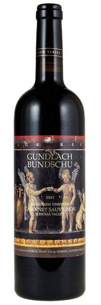 2001 Gundlach Bundschu Vintage Reserve Cabernet Sauvignon, 750ml
